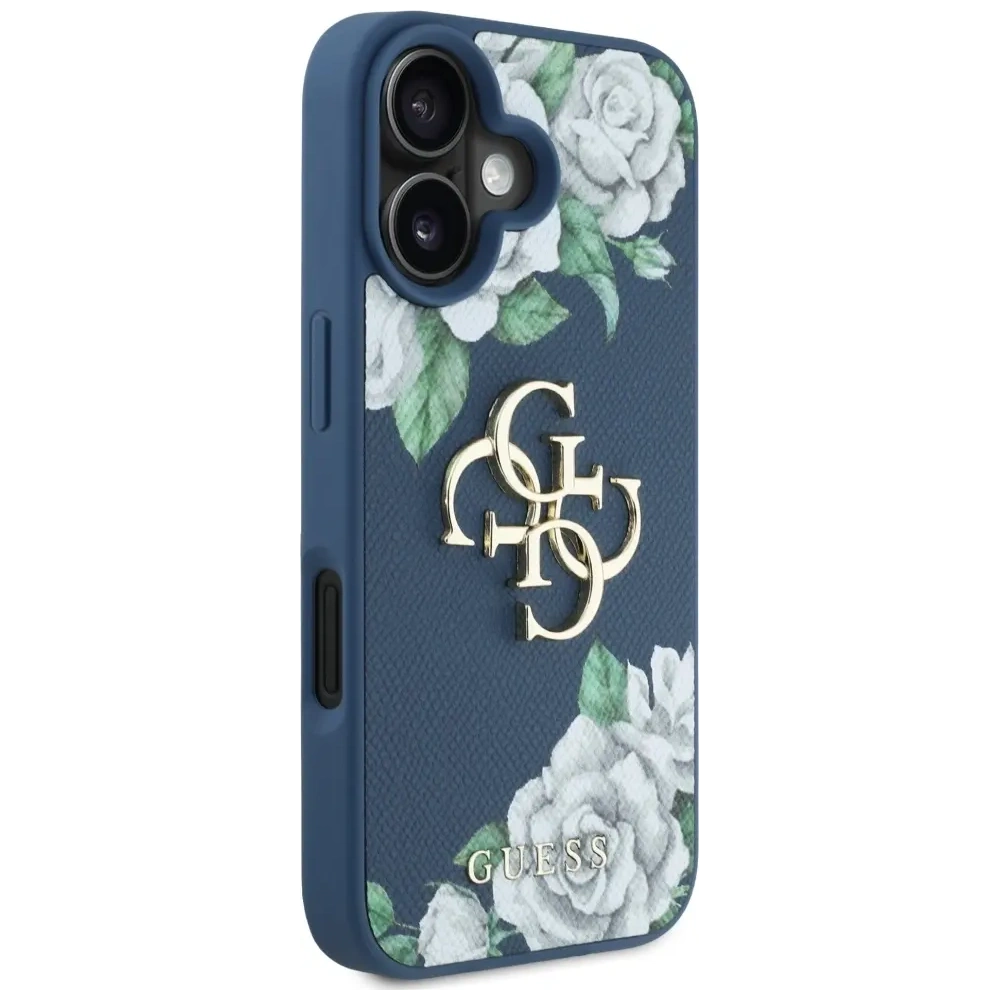 Hurtownia GSM - Guess Grained Roses Big 4G logo Apple iPhone 16 kék - GUE4530 - {ean13} - Hurt