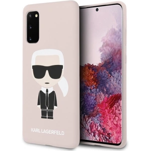Hurtownia GSM - Etui Karl Lagerfeld KLHCS62SLFKPI Samsung Galaxy S20 hardcase jasnoróżowy/light pink Silicone Iconic - KLD292PNK - {ean13} - Hurt