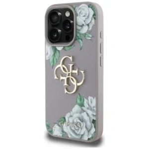 Hurtownia GSM - Guess Růžové s jemnou strukturou Velké 4G logo Apple iPhone 16 Pro fialový - GUE4532 - {ean13} - Hurt