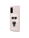 Hurtownia GSM - Etui Karl Lagerfeld KLHCS62SLFKPI Samsung Galaxy S20 hardcase jasnoróżowy/light pink Silicone Iconic - KLD292PNK - {ean13} - Hurt