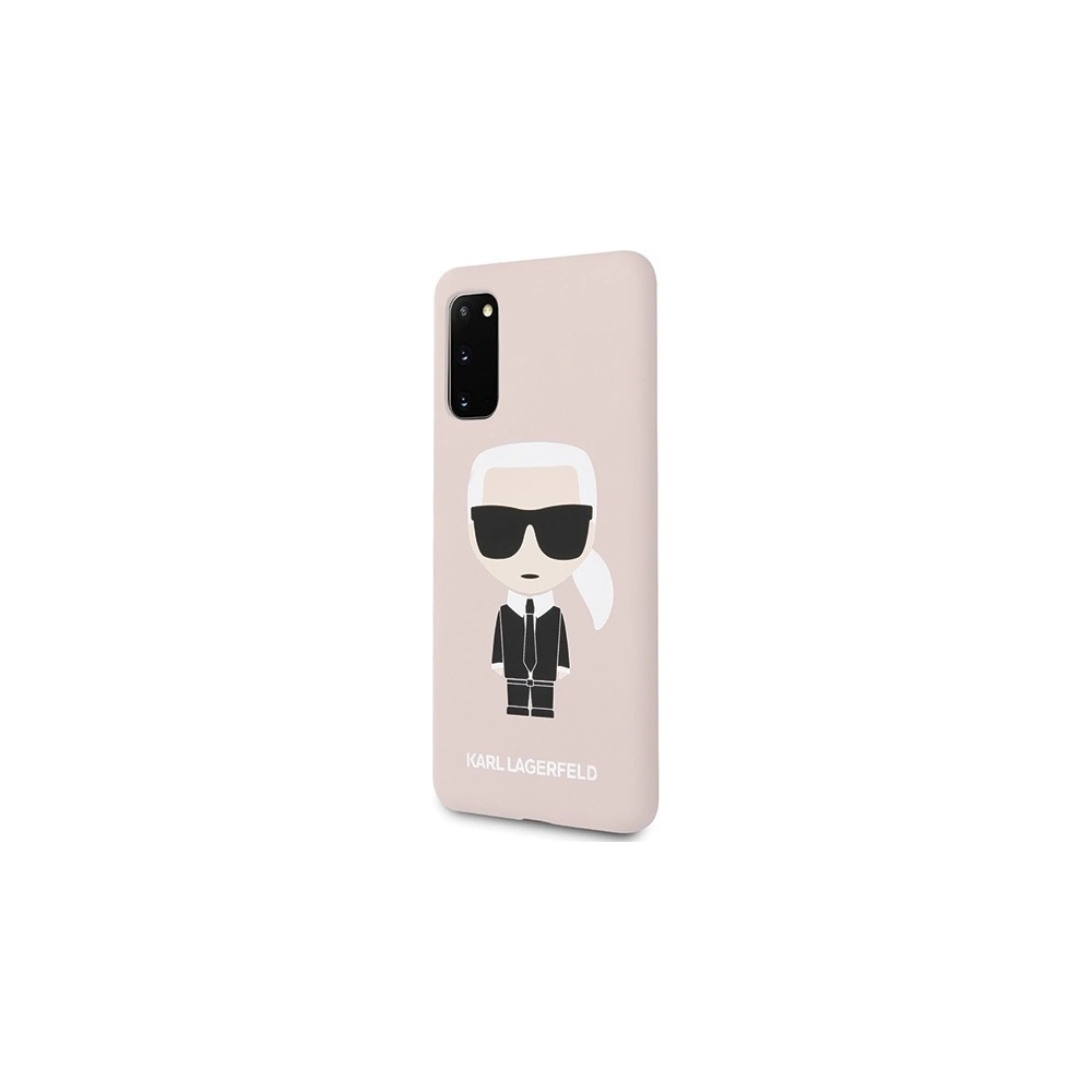 Hurtownia GSM - Etui Karl Lagerfeld KLHCS62SLFKPI Samsung Galaxy S20 hardcase jasnoróżowy/light pink Silicone Iconic - KLD292PNK - {ean13} - Hurt