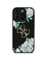Wholesale Guess Grained Roses Big 4G logo Apple iPhone 16 Pro Max black - GUE4533 - {ean13} - Hurt