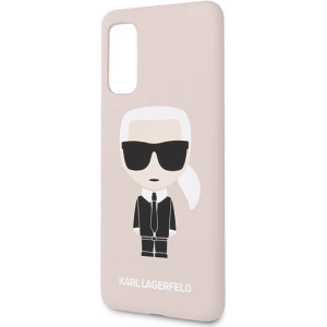 Hurtownia GSM - Etui Karl Lagerfeld KLHCS62SLFKPI Samsung Galaxy S20 hardcase jasnoróżowy/light pink Silicone Iconic - KLD292PNK - {ean13} - Hurt