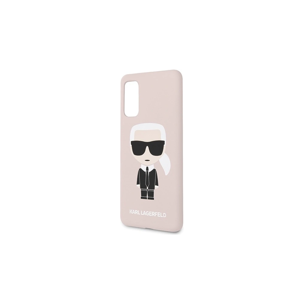 Hurtownia GSM - Etui Karl Lagerfeld KLHCS62SLFKPI Samsung Galaxy S20 hardcase jasnoróżowy/light pink Silicone Iconic - KLD292PNK - {ean13} - Hurt