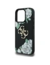 Wholesale Guess Grained Roses Big 4G logo Apple iPhone 16 Pro Max black - GUE4533 - {ean13} - Hurt