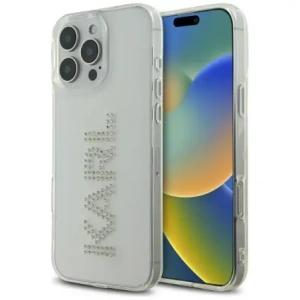 Hurtownia GSM - Karl Lagerfeld IML Rhinestones Logo Apple iPhone 16 Pro čirý - KLD22016 - {ean13} - Hurt