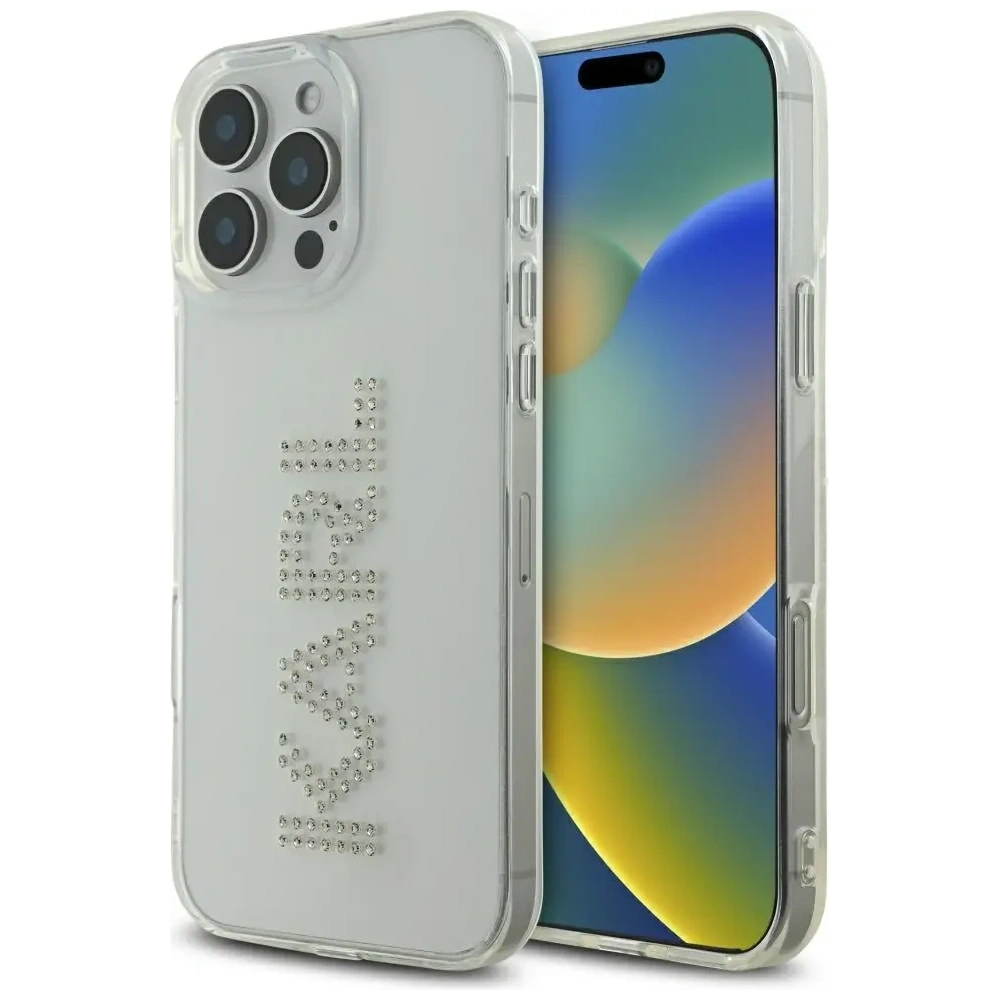 Hurtownia GSM - Karl Lagerfeld IML Ragyogó Kövek Logo Apple iPhone 16 Pro átlátszó - KLD22016 - {ean13} - Hurt