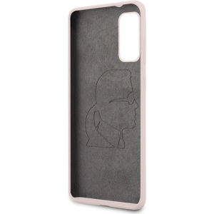 Hurtownia GSM - Etui Karl Lagerfeld KLHCS62SLFKPI Samsung Galaxy S20 hardcase jasnoróżowy/light pink Silicone Iconic - KLD292PNK - {ean13} - Hurt