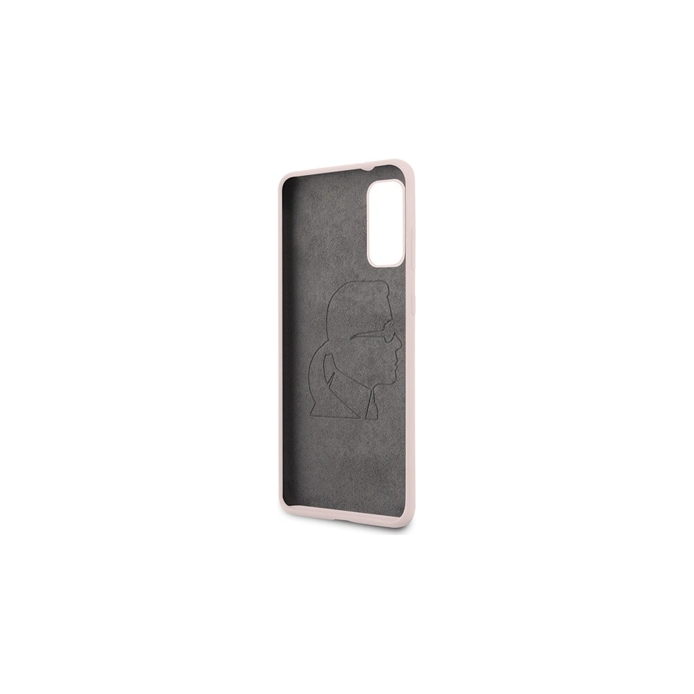 Hurtownia GSM - Etui Karl Lagerfeld KLHCS62SLFKPI Samsung Galaxy S20 hardcase jasnoróżowy/light pink Silicone Iconic - KLD292PNK - {ean13} - Hurt