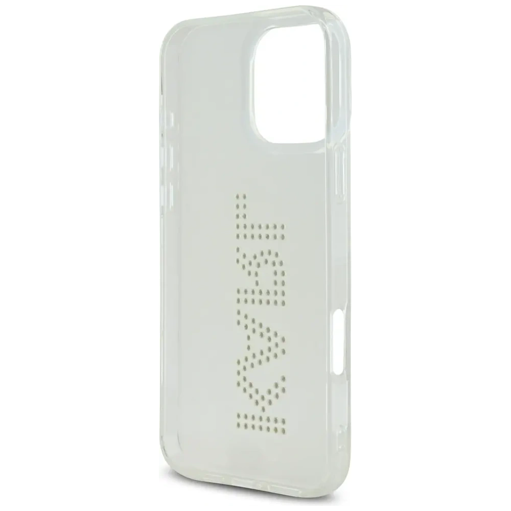 Wholesale Karl Lagerfeld IML Rhinestones Logo Apple iPhone 16 Pro clear - KLD22016 - {ean13} - Hurt