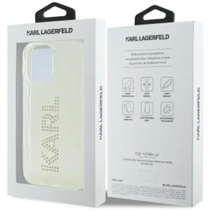 Hurtownia GSM - Karl Lagerfeld IML Rhinestones Logo Apple iPhone 16 Pro čirý - KLD22016 - {ean13} - Hurt