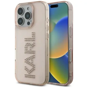 Hurtownia GSM - Karl Lagerfeld IML kamínky logo Apple iPhone 16 Pro růžový - KLD22017 - {ean13} - Hurt