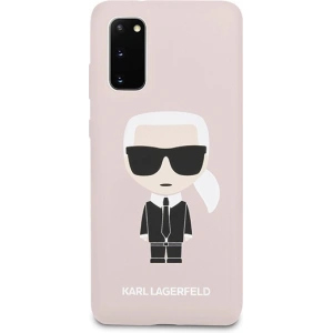 Hurtownia GSM - Etui Karl Lagerfeld KLHCS62SLFKPI Samsung Galaxy S20 hardcase jasnoróżowy/light pink Silicone Iconic - KLD292PNK - {ean13} - Hurt