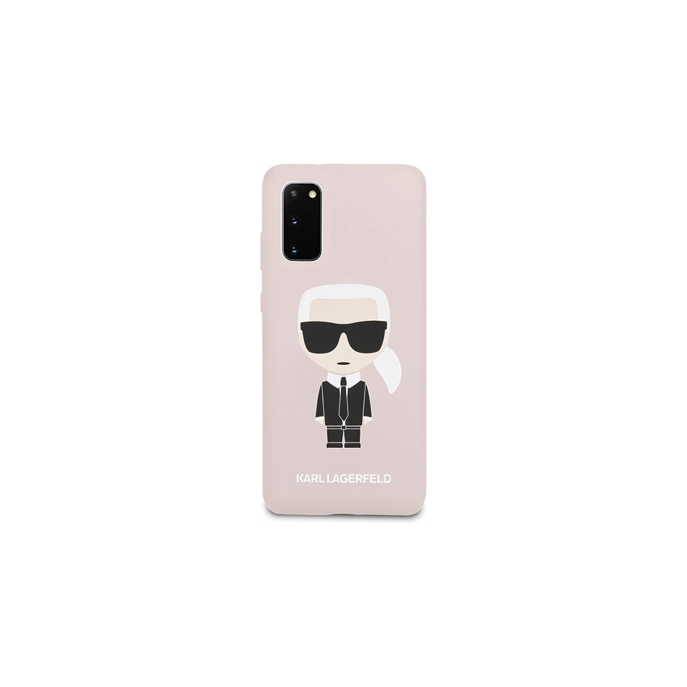 Wholesale Karl Lagerfeld KLHCS62SLFKPI Samsung Galaxy S20 hardcase light pink Silicone Iconic - KLD292PNK - {ean13} - Hurt