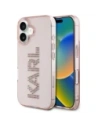 Hurtownia GSM - Karl Lagerfeld IML kamínky logo Apple iPhone 16 růžový - KLD22018 - {ean13} - Hurt