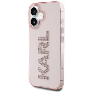 Hurtownia GSM - Karl Lagerfeld Logo cu cristale IML Apple iPhone 16 roz - KLD22018 - {ean13} - Hurt