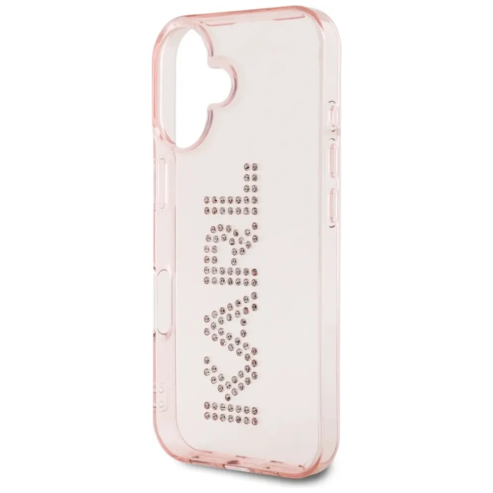 Hurtownia GSM - Karl Lagerfeld Logo cu cristale IML Apple iPhone 16 roz - KLD22018 - {ean13} - Hurt