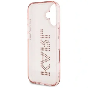 Hurtownia GSM - Karl Lagerfeld Logo cu cristale IML Apple iPhone 16 roz - KLD22018 - {ean13} - Hurt
