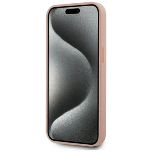 Hurtownia GSM - Karl Lagerfeld Piele Monogram Logo Metalic MagSafe Apple iPhone 15 roz - KLD22019 - {ean13} - Hurt