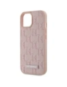 Hurtownia GSM - Karl Lagerfeld Leder Monogram Metalllogo MagSafe Apple iPhone 15 pink - KLD22019 - {ean13} - Hurt