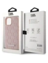 Hurtownia GSM - Karl Lagerfeld Leder Monogram Metalllogo MagSafe Apple iPhone 15 pink - KLD22019 - {ean13} - Hurt