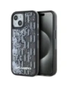 Wholesale Karl Lagerfeld Liquide Glitter Monogram Gradient Apple iPhone 15 black - KLD22020 - {ean13} - Hurt