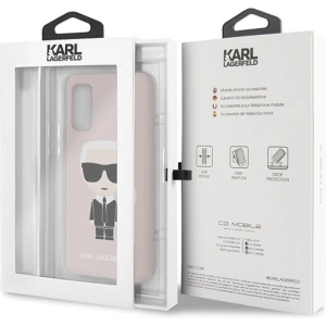 Hurtownia GSM - Etui Karl Lagerfeld KLHCS62SLFKPI Samsung Galaxy S20 hardcase jasnoróżowy/light pink Silicone Iconic - KLD292PNK - {ean13} - Hurt