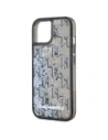 Wholesale Karl Lagerfeld Liquide Glitter Monogram Gradient Apple iPhone 15 black - KLD22020 - {ean13} - Hurt