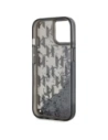 Wholesale Karl Lagerfeld Liquide Glitter Monogram Gradient Apple iPhone 15 black - KLD22020 - {ean13} - Hurt