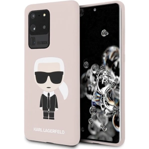 Hurtownia GSM - Etui Karl Lagerfeld KLHCS69SLFKPI Samsung Galaxy S20 Ultra Hartschale hellrosa/pink Silicone Iconic - KLD293PNK - {ean13} - Hurt