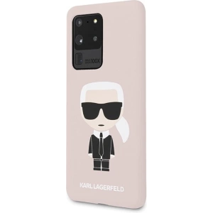 Hurtownia GSM - Etui Karl Lagerfeld KLHCS69SLFKPI Samsung Galaxy S20 Ultra Hartschale hellrosa/pink Silicone Iconic - KLD293PNK - {ean13} - Hurt
