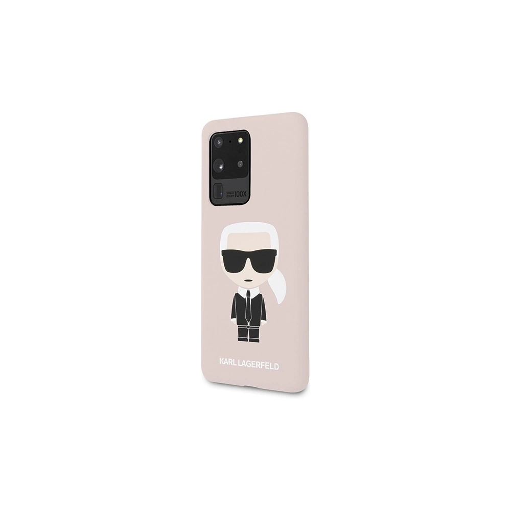 Hurtownia GSM - Etui Karl Lagerfeld KLHCS69SLFKPI Samsung Galaxy S20 Ultra hardcase světle růžový/pink Silicone Iconic - KLD293PNK - {ean13} - Hurt