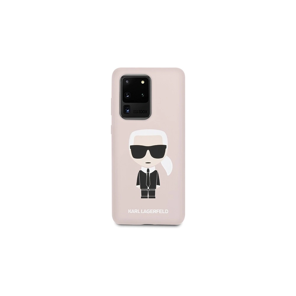Wholesale Karl Lagerfeld KLHCS69SLFKPI Samsung Galaxy S20 Ultra hardcase pink Silicone Iconic - KLD293PNK - {ean13} - Hurt