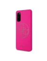 Hurtownia GSM - Etui Guess GUHCS62LS4GFU Samsung Galaxy S20 fuksja/fuchsia hard case Silicone 4G Tone On Tone - GUE523FKS - {ean13} - Hurt