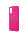 Hurtownia GSM - Etui Guess GUHCS62LS4GFU Samsung Galaxy S20 fuksja/fuchsia hard case Silicone 4G Tone On Tone - GUE523FKS - {ean13} - Hurt
