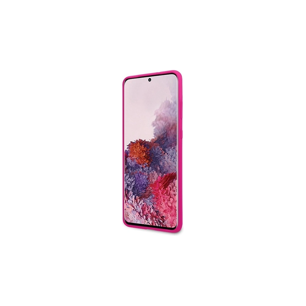 Hurtownia GSM - Etui Guess GUHCS62LS4GFU Samsung Galaxy S20 fuksja/fuchsia hard case Silicone 4G Tone On Tone - GUE523FKS - {ean13} - Hurt