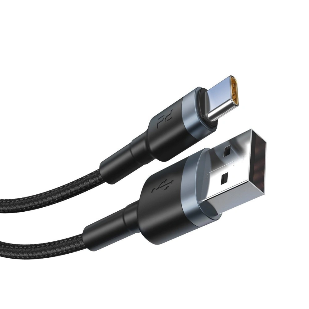 Hurtownia GSM - Kabel USB / USB Typ C - Lightning Baseus Cafule PD 18W 2,4A 480 Mbps 1,2m (czarno-szary) - BSU1502BLKGRY - {ean13} - Hurt