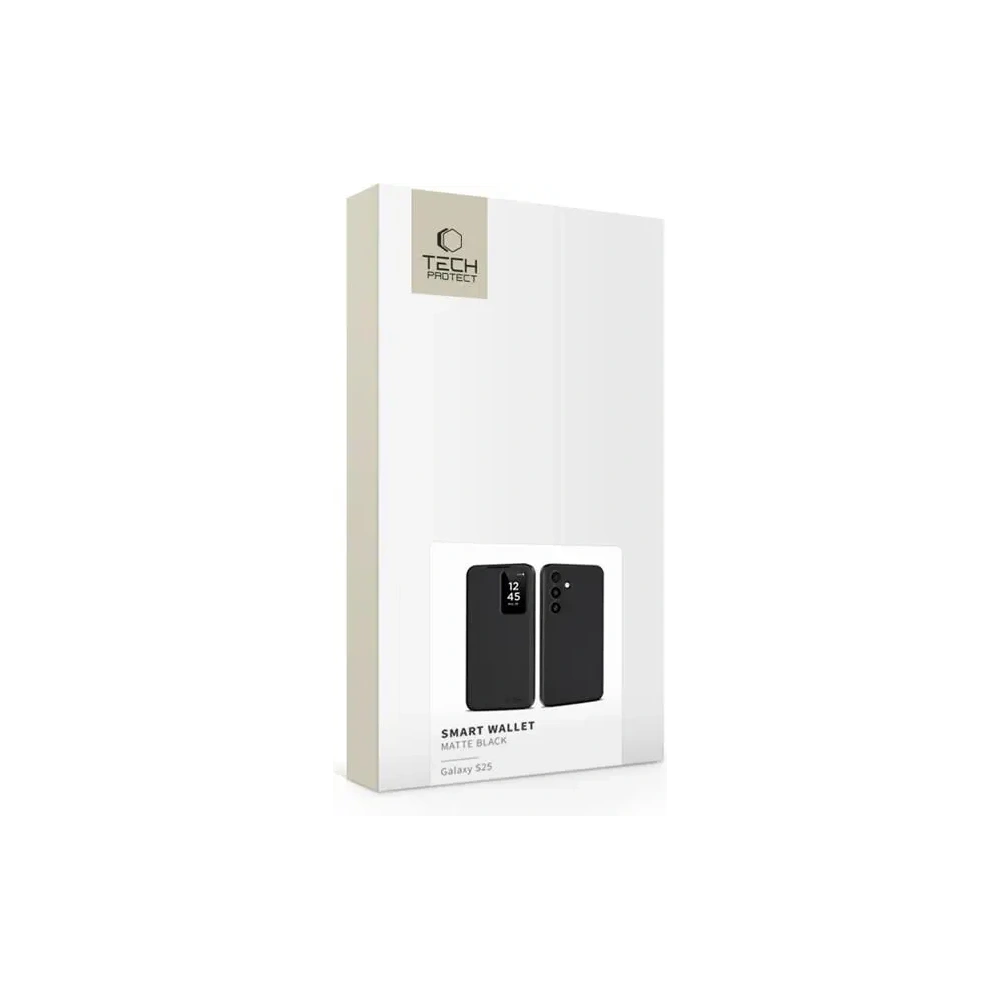 Hurtownia GSM - Tech-Protect Smart Wallet Samsung Galaxy S25 Matt Schwarz - THP4117 - {ean13} - Hurt