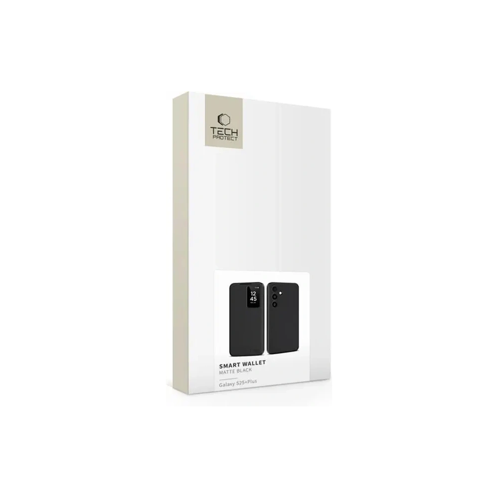 Hurtownia GSM - Tech-Protect Smart Wallet Samsung Galaxy S25+ Plus Negru Mat - THP4119 - {ean13} - Hurt