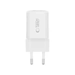 Hurtownia GSM - Tech-Protect NCM33W 2-Port USB-A, USB-C Netzladegerät PD 33W / QC3.0 Weiß - THP4120 - {ean13} - Hurt