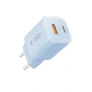 Hurtownia GSM - Tech-Protect NCM33W 2-Port USB-A, USB-C Netzladegerät PD 33W / QC3.0 Baby Blau - THP4121 - {ean13} - Hurt