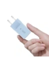 Hurtownia GSM - Tech-Protect NCM33W Încărcător de rețea cu 2 porturi USB-A, USB-C PD 33W / QC3.0 Albastru deschis - THP4121 - {ean13} - Hurt
