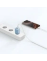 Hurtownia GSM - Tech-Protect NCM33W Încărcător de rețea cu 2 porturi USB-A, USB-C PD 33W / QC3.0 Albastru deschis - THP4121 - {ean13} - Hurt
