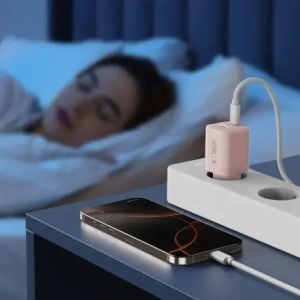 Hurtownia GSM - Tech-Protect NCM33W 2-Port USB-A, USB-C Netzladegerät PD 33W / QC3.0 Baby Pink - THP4122 - {ean13} - Hurt