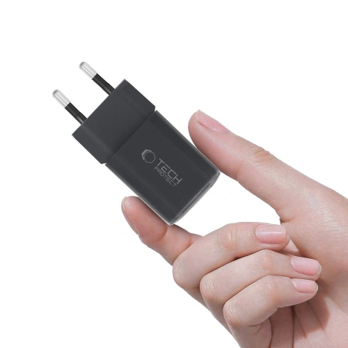 Ładowarka sieciowa Tech-Protect NCM33W 2-port USB-A, USB-C Network Charger PD 33W / QC3.0 Black