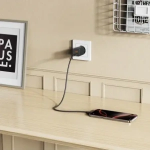 Hurtownia GSM - Tech-Protect NCM33W 2-Port USB-A, USB-C Netzladegerät PD 33W / QC3.0 Schwarz - THP4124 - {ean13} - Hurt