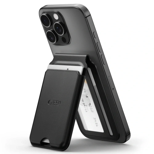 Podstawka Tech-Protect Magwallet Stand MagSafe Universal Magnetic Card Holder Black