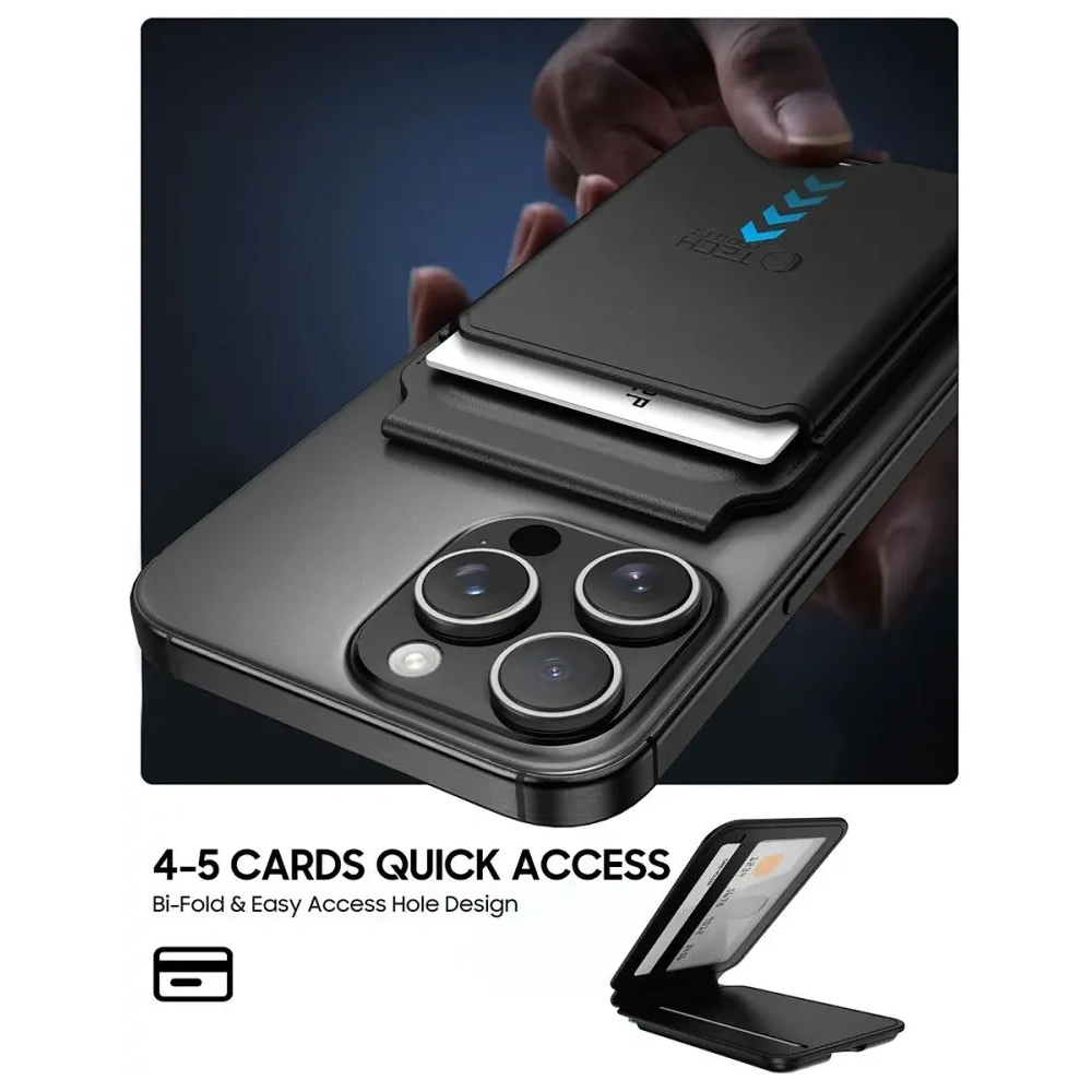 Hurtownia GSM - Tech-Protect Magwallet Stand MagSafe Suport Universal pentru Carduri Magnetic Negru - THP4125 - {ean13} - Hurt