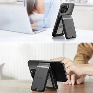 Hurtownia GSM - Tech-protect Magwallet Stand Magsafe Universal Magnetic Card Holder Black - THP4125 - {ean13} - Hurt