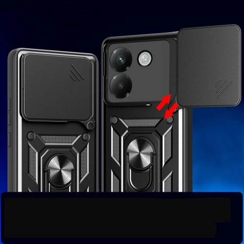 Etui Tech-Protect Camshield Pro Xiaomi Poco M7 Pro 5G Black